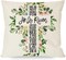 He is Risen Easter Pillow Covers 18x18 Greenery Cross Easter Decorations Outdoor Farmhouse Pillows Decorative Throw Pillows Cases